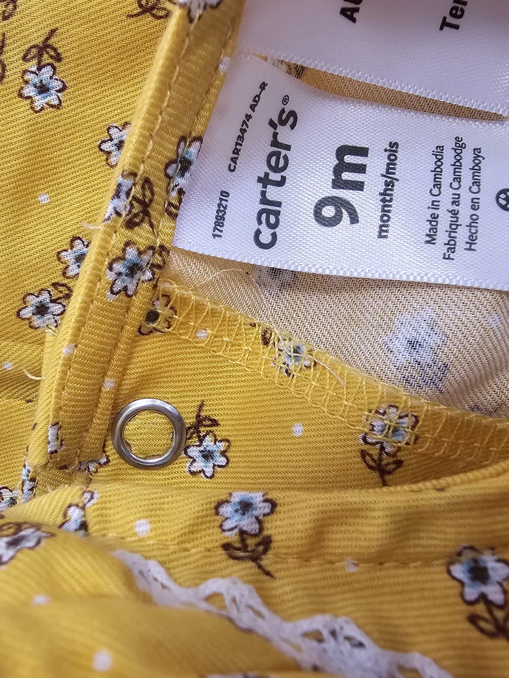 NWT - Baby Girls Summer Onesie & Dresses Lot - Pink, Yellow, White, Black - Picture 7 of 16